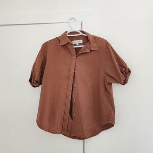 Denim Forum Button-Up Short Sleeve